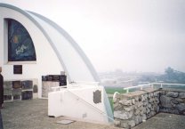 The chapel is gorgeous - more like an observatory than a mortuary.