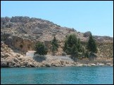 The most dramatic setting of any Lindos church